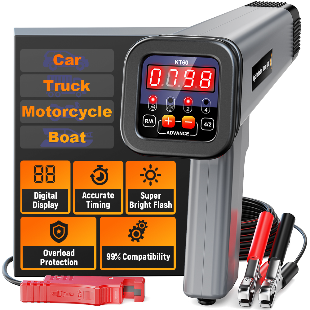 Timing Light Gun - KZYEE Motor Zamanlama Işığı Takometre ile