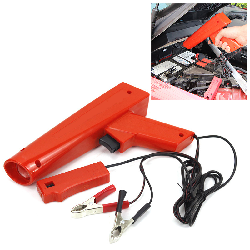 Timing Light Gun - 12V araba motosiklet motoru ateşleme zamanlama