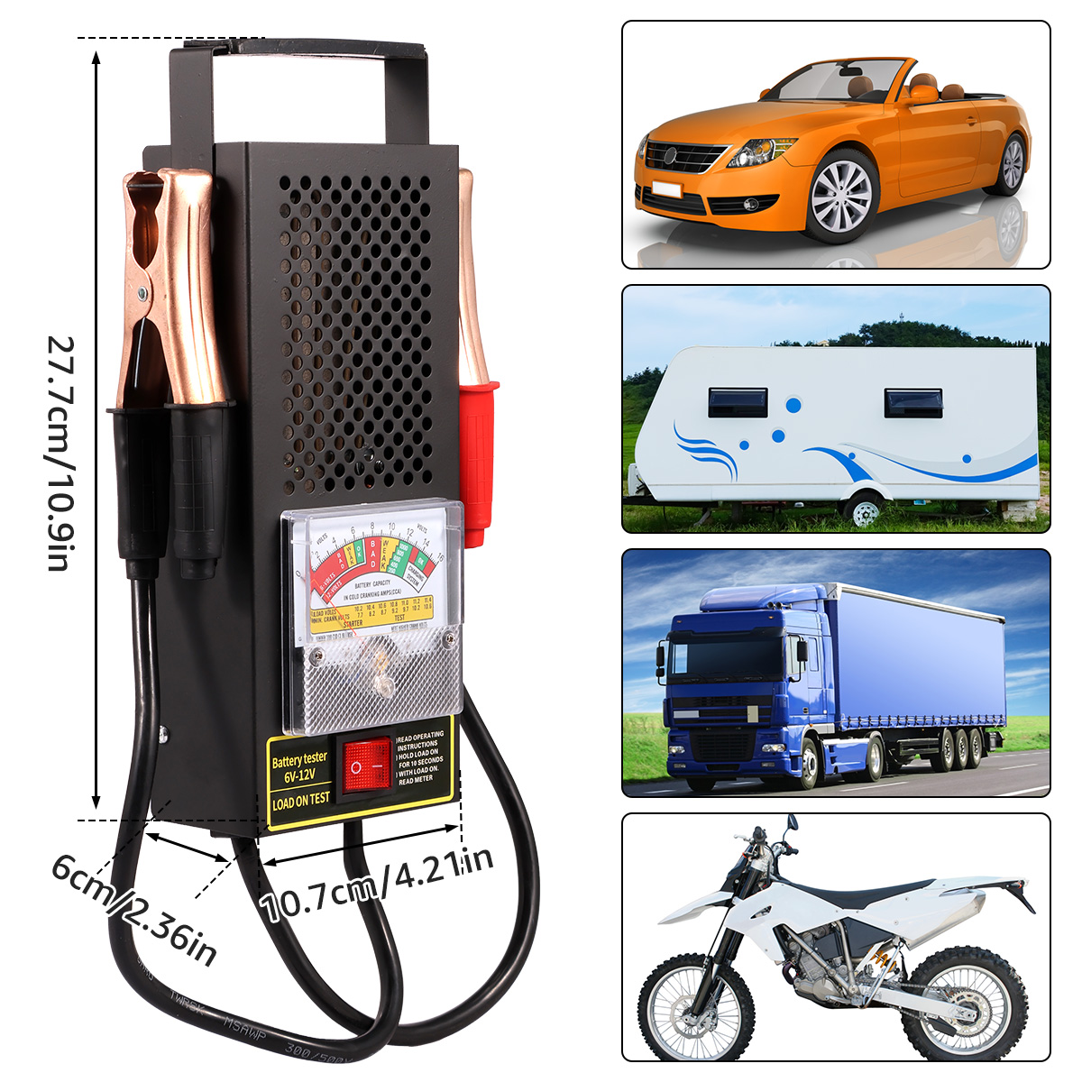 Araç Akü Yük Test Cihazı 6 V-1 - Battery Load Tester incelemesi ve fiyatı