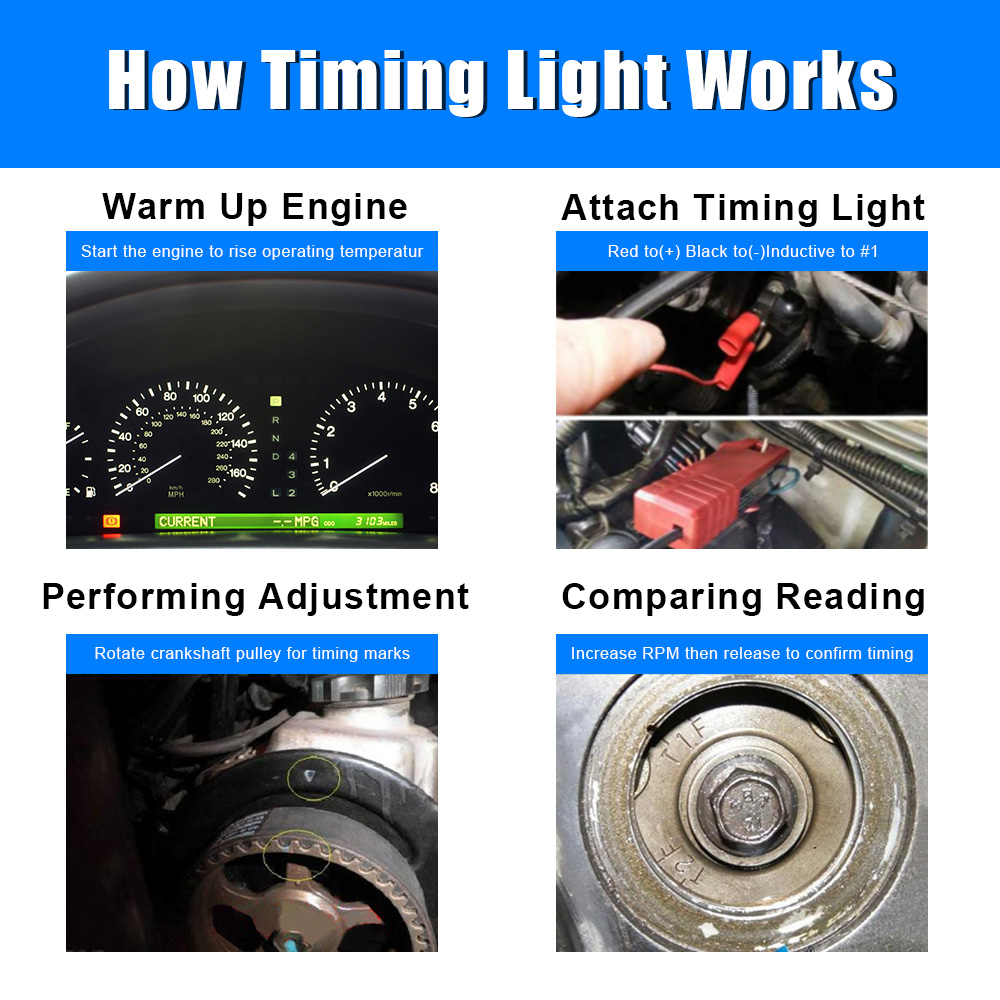 Tl-122 12V araba ateşleme zama - Timing Light Gun incelemesi ve fiyatı