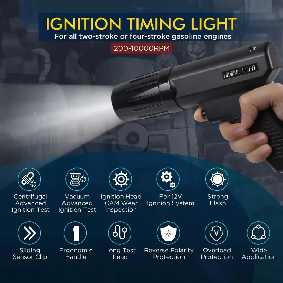 12V araba ateşleme zamanlama t - Timing Light Gun incelemesi ve fiyatı
