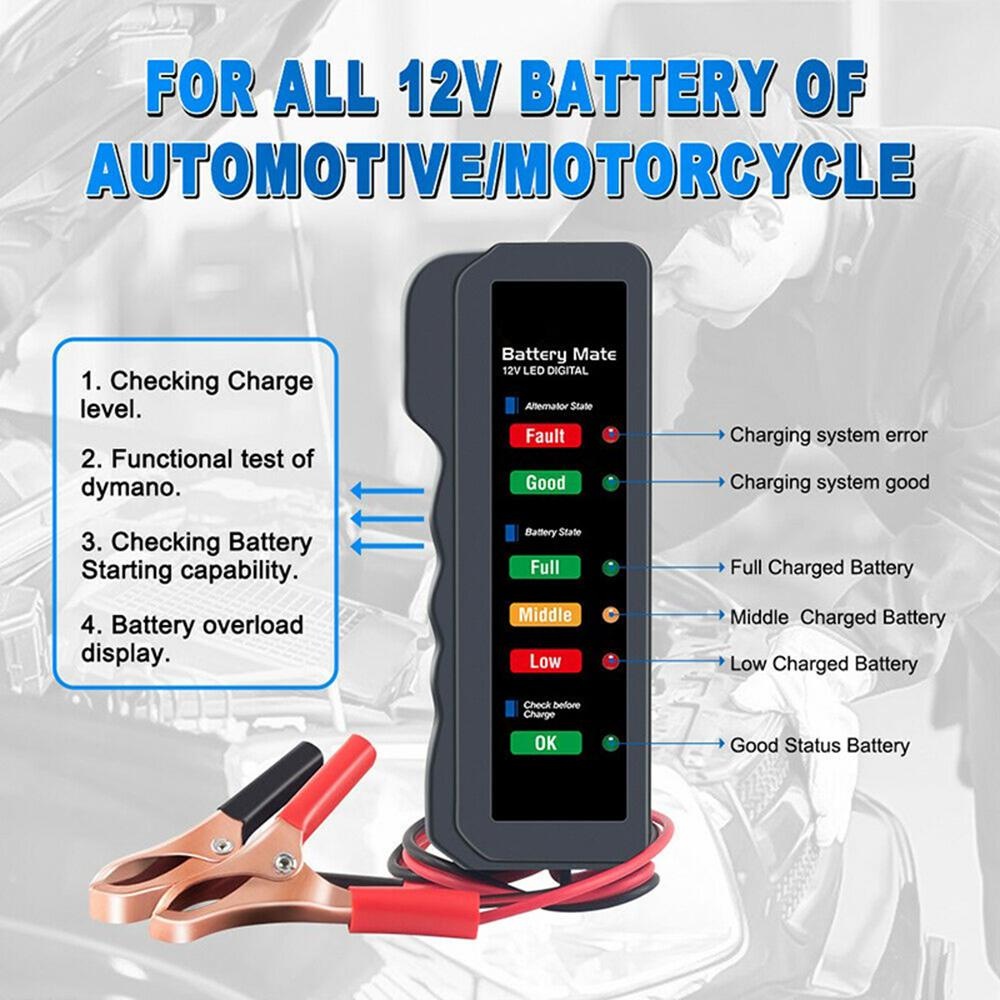 Mini 12V Araç Akü Test Cihazı  - Battery Load Tester incelemesi ve fiyatı