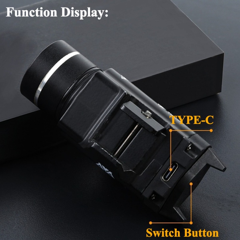 800 Lümen Taktik LED El Feneri - Timing Light Gun incelemesi ve fiyatı