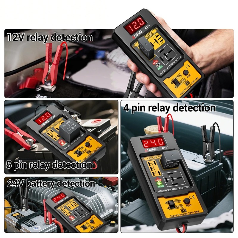 12V 24V Otomotiv Röle Test Cih - Battery Load Tester incelemesi ve fiyatı