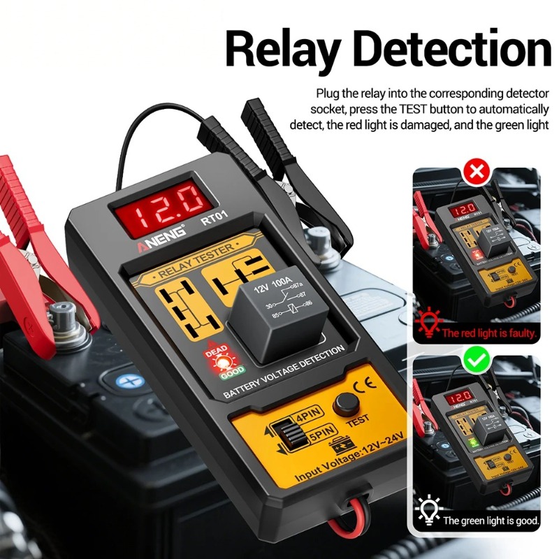 12V 24V Otomotiv Röle Test Cih - Battery Load Tester incelemesi ve fiyatı