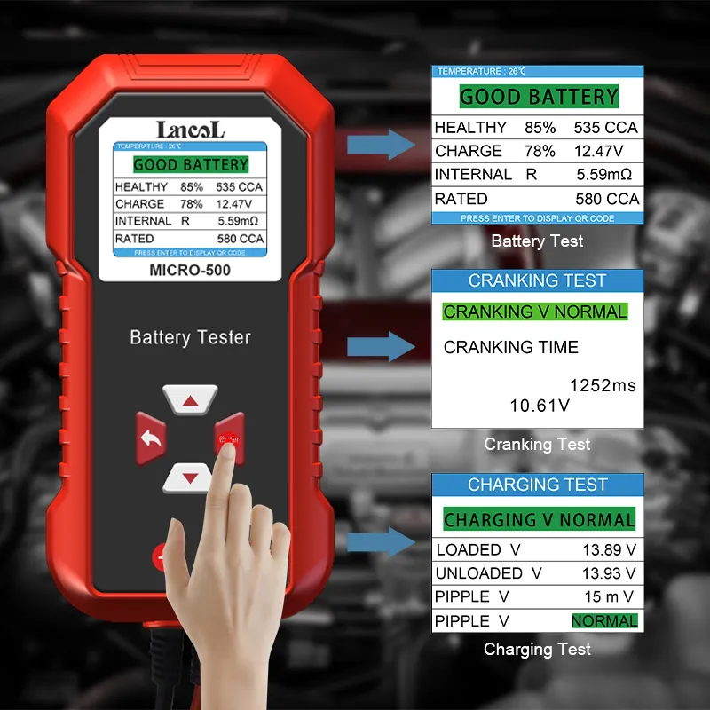 Lancol Mikro 500 12 V Araç Akü - Battery Load Tester incelemesi ve fiyatı